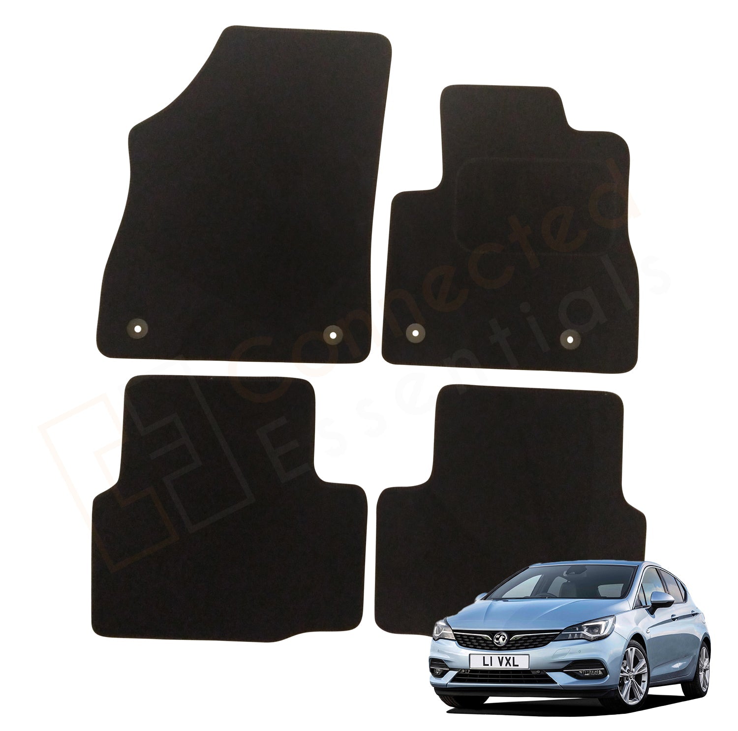 Vauxhall Astra Car Mats 2015Onwards Connected Essentials
